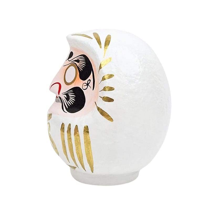 Daruma Japonais Blanc - 9 à 15 cm