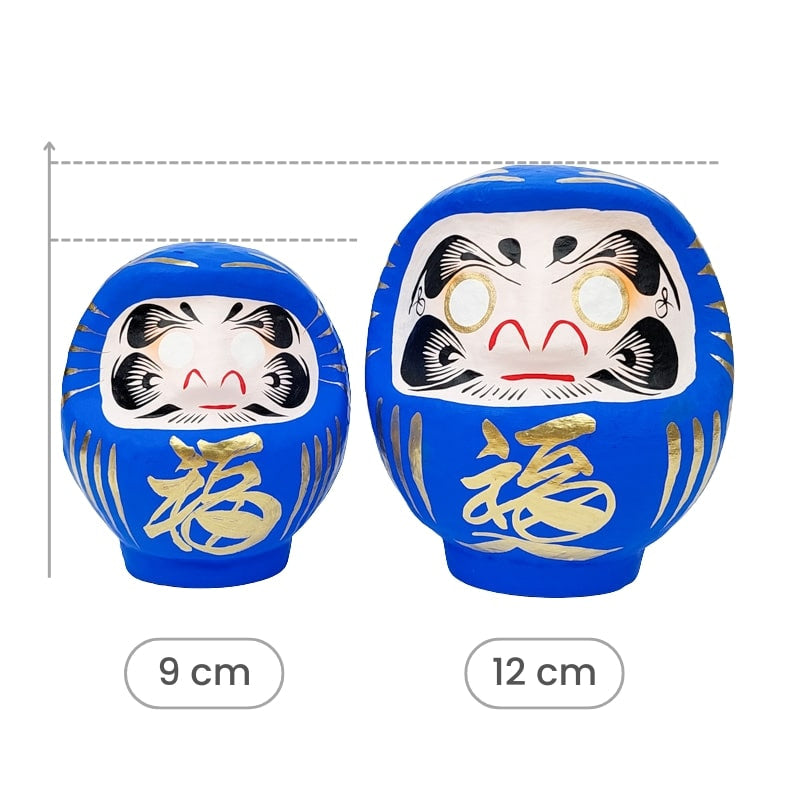 Japanse blauwe daruma