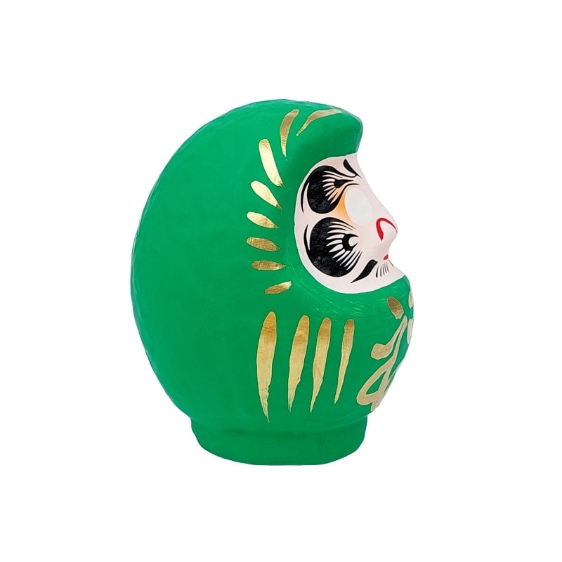 Groene Japanse daruma