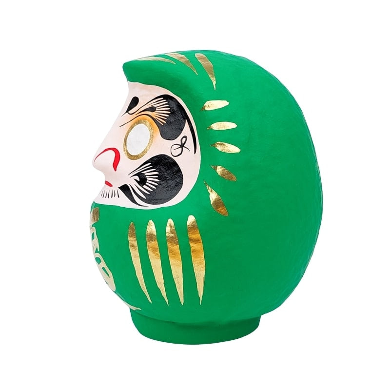 Groene Japanse daruma