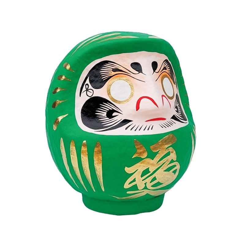 Groene Japanse daruma
