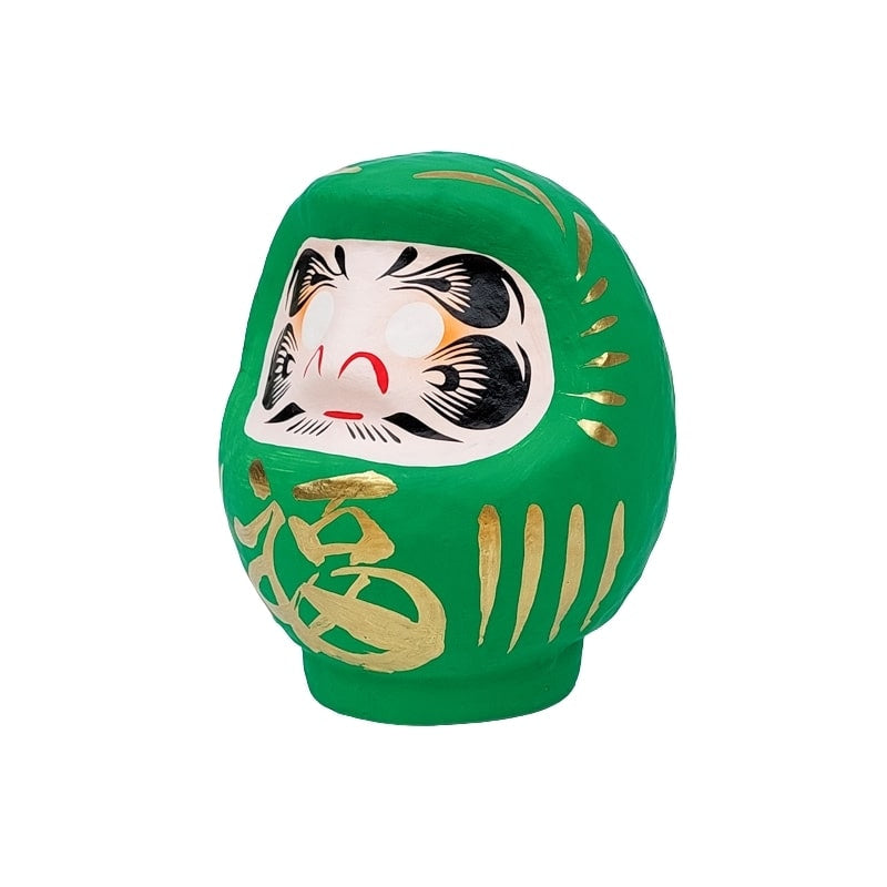 Groene Japanse daruma