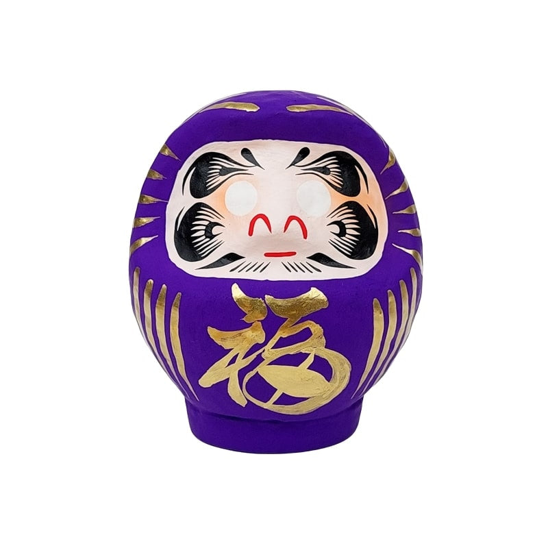 Japanse Paarse Daruma - 9 cm