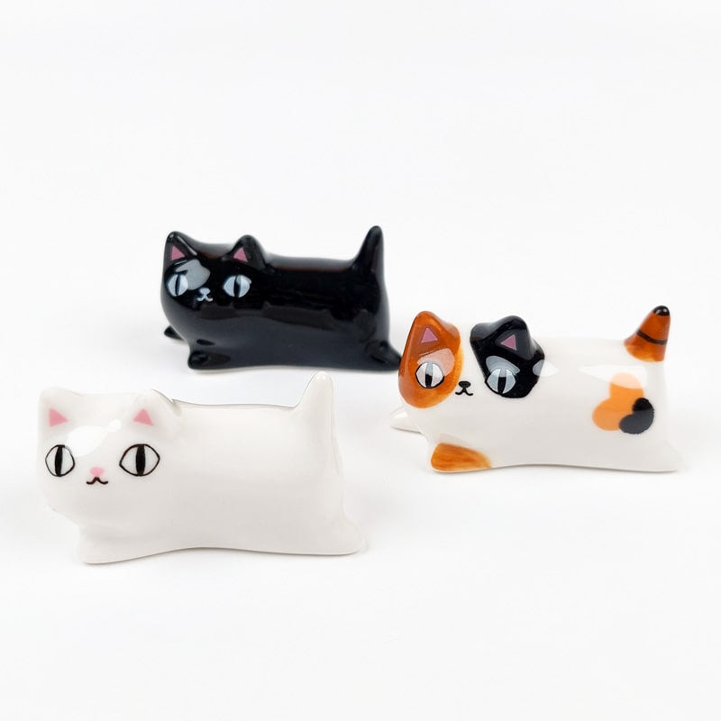 Eetstokjeshouder Set - Three Cats