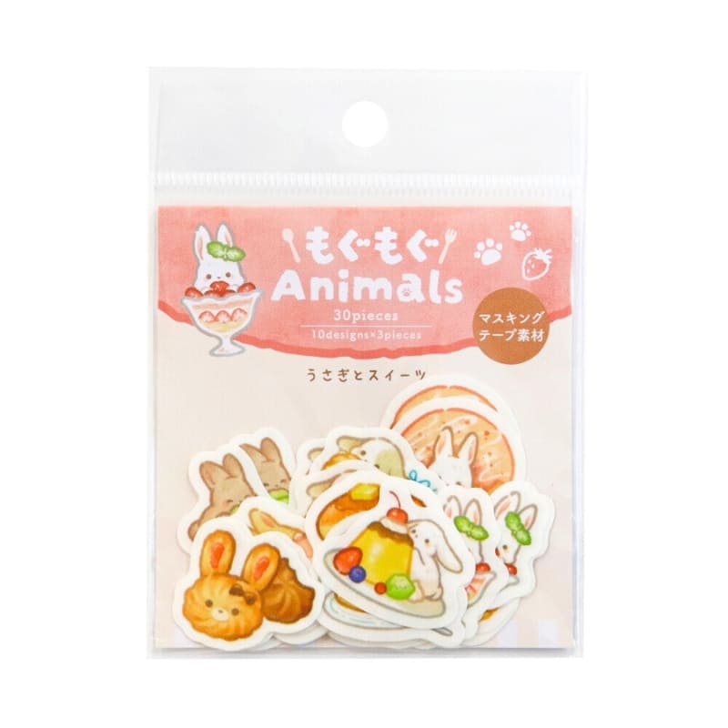 Flake-Stickers – Kawaii Konijn