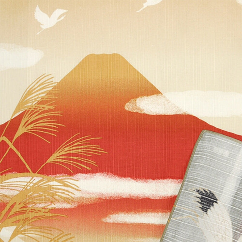 Furoshiki - Kraanvogel & Fuji - 50x50 cm