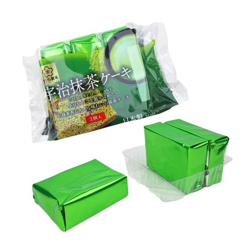 Gâteau Castella Uji Matcha