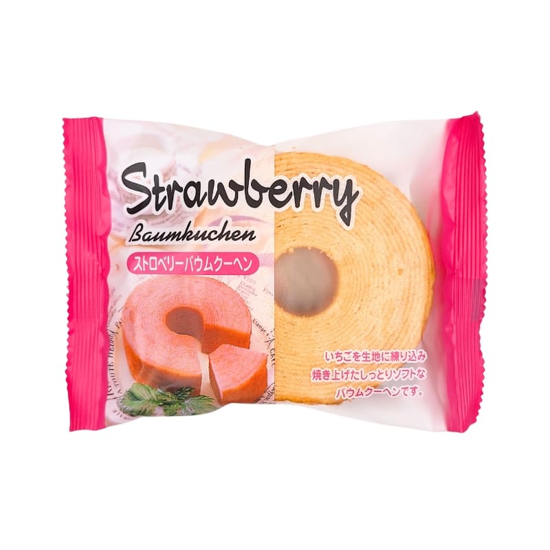 Gâteau Japonais Baumkuchen Fraise