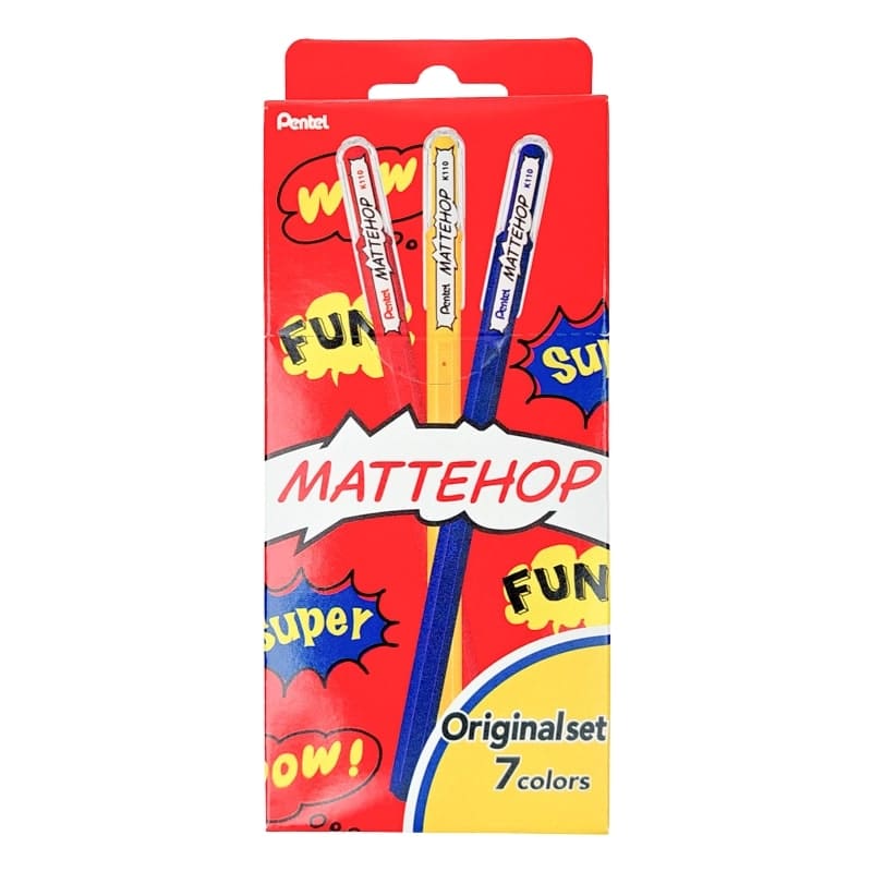 Gel Pennen Set - Pentel Mattehop - Original