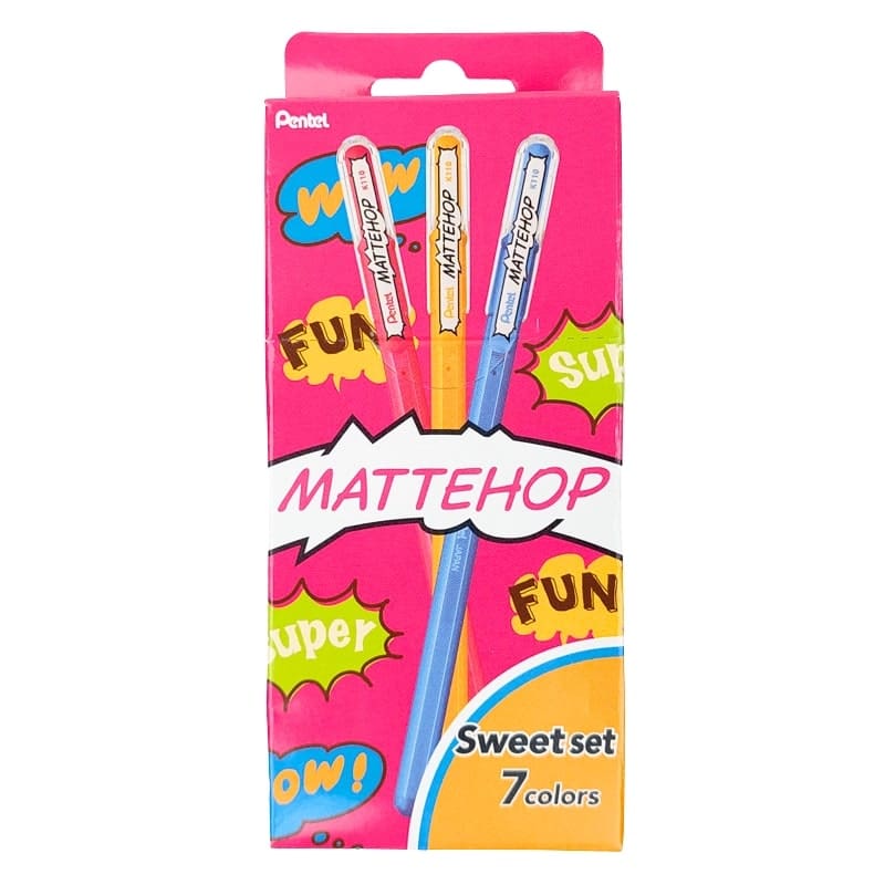 Gel Pennen Set - Pentel Mattehop - Sweet