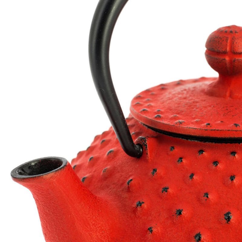Gietijzeren Japanse Theepot - Iwachu Rood - 350 ml