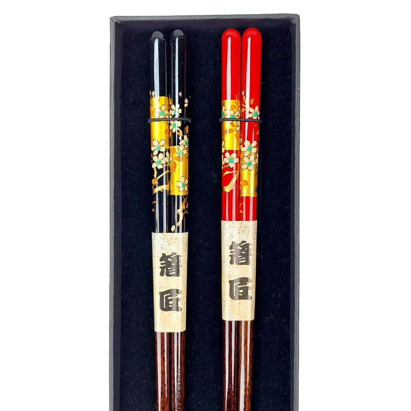 Gouden Japanse Eetstokjes Set