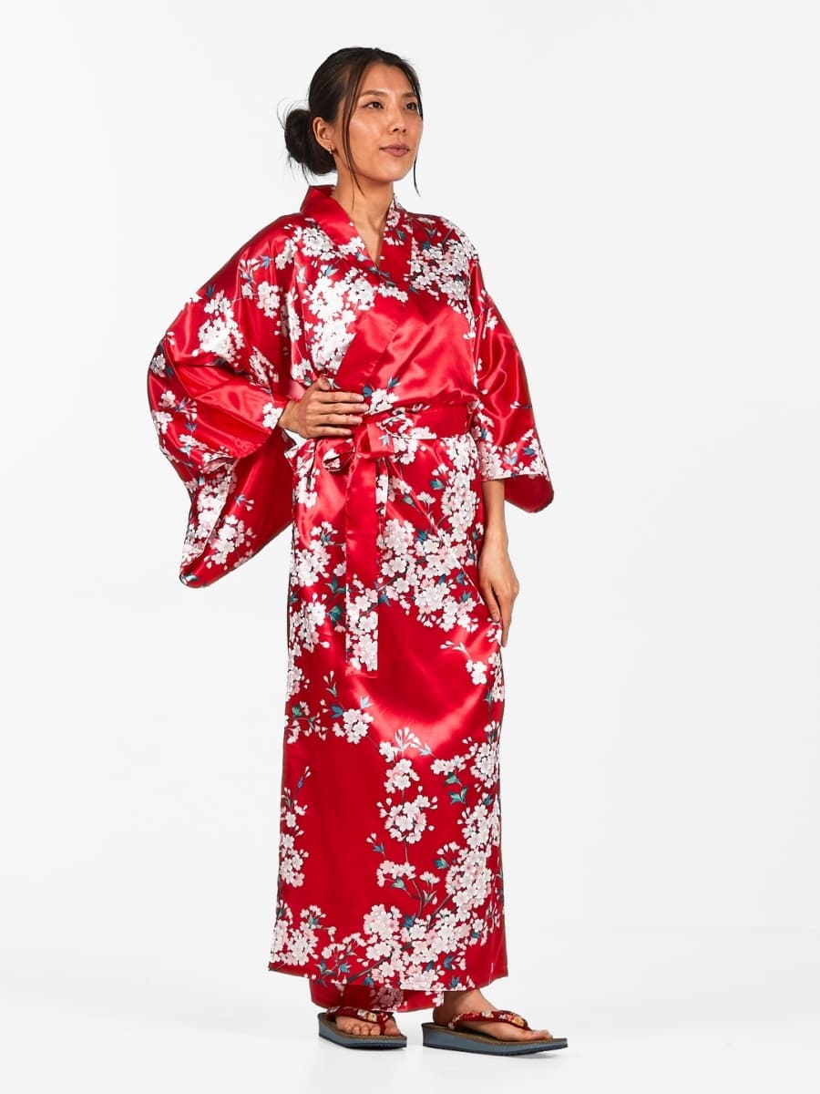 Happi Kimono Dames - Kersenbloesem One Size