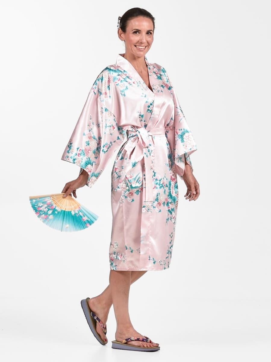 Happi Kimono Dames – Pioen & Iris One size