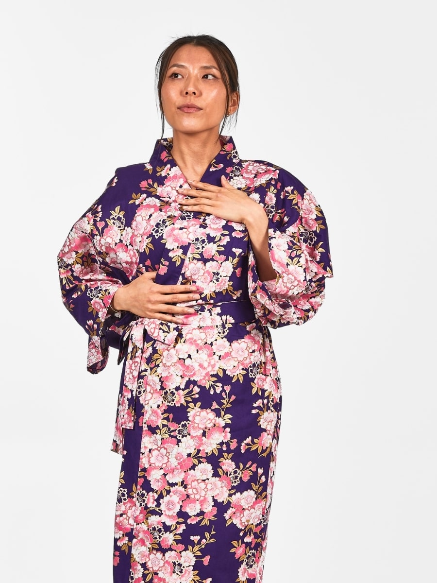 Happi Kimono Dames - Sakura Blossom One Size