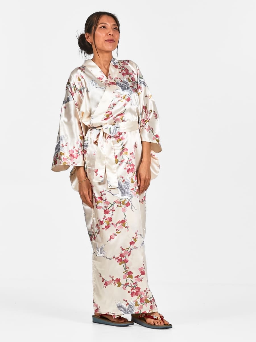 Happi Kimono Dames - Ume to Tsuru One Size