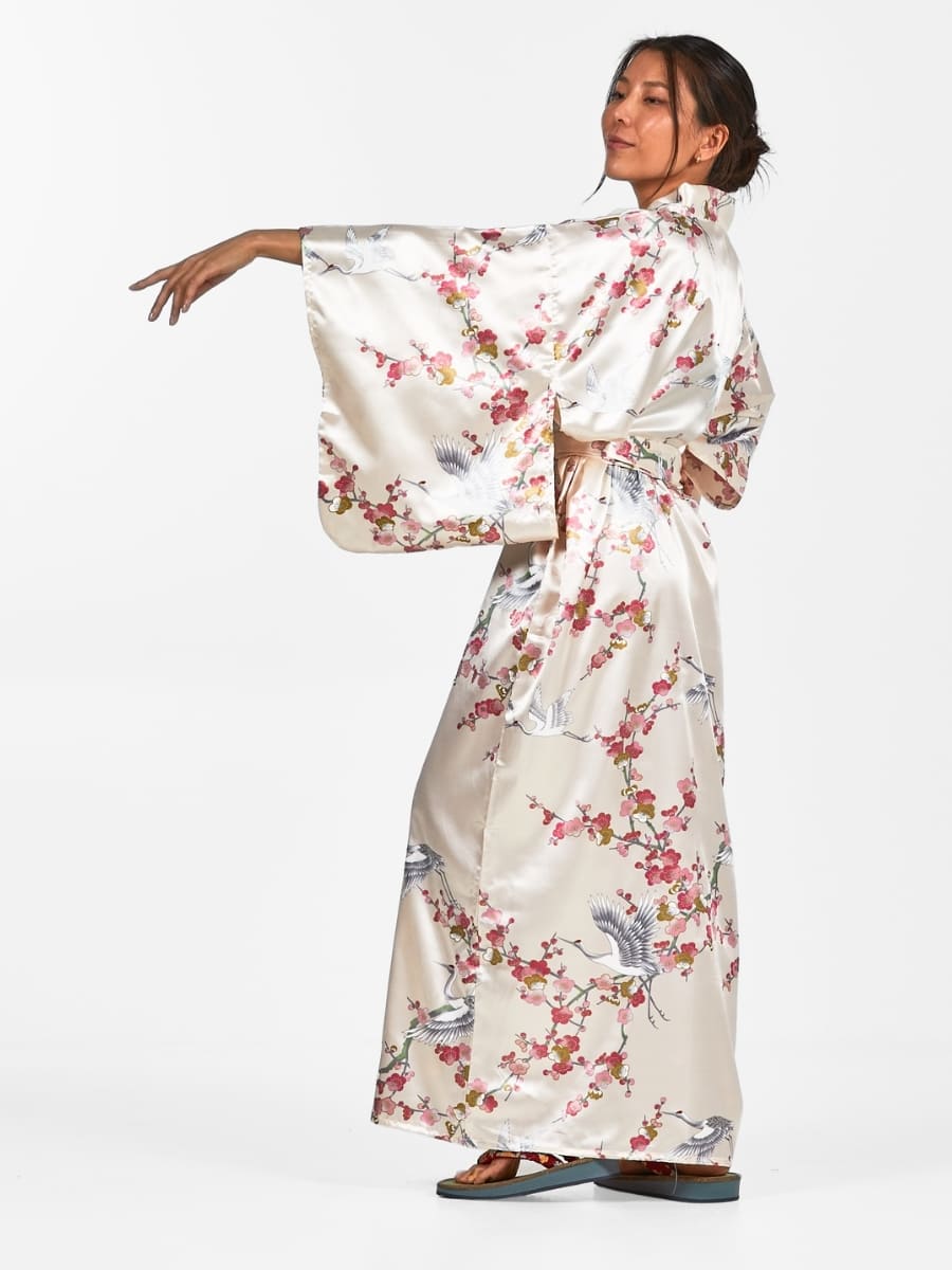 Happi Kimono Dames - Ume to Tsuru One Size