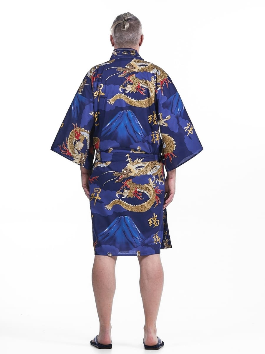 Happi Kimono Heren – Draak One Size