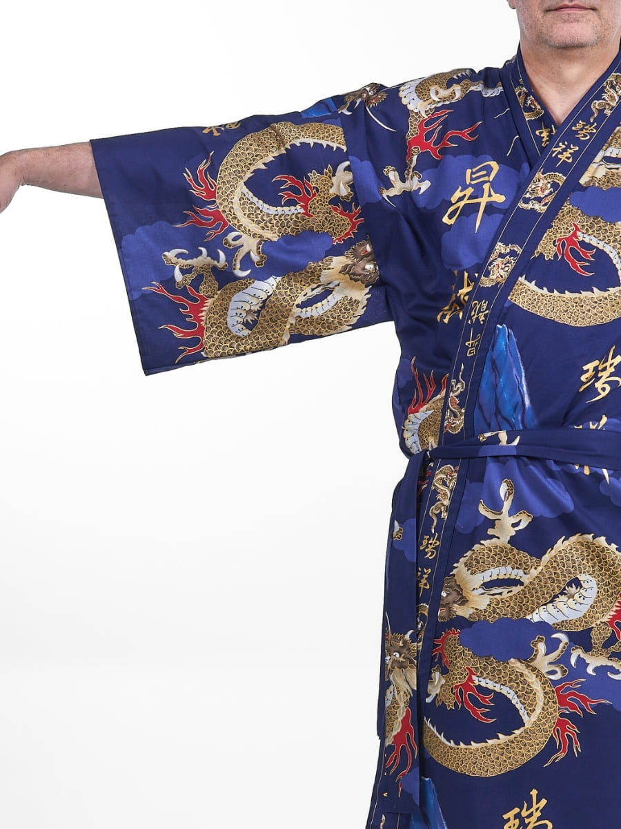 Happi Kimono Heren – Draak One Size