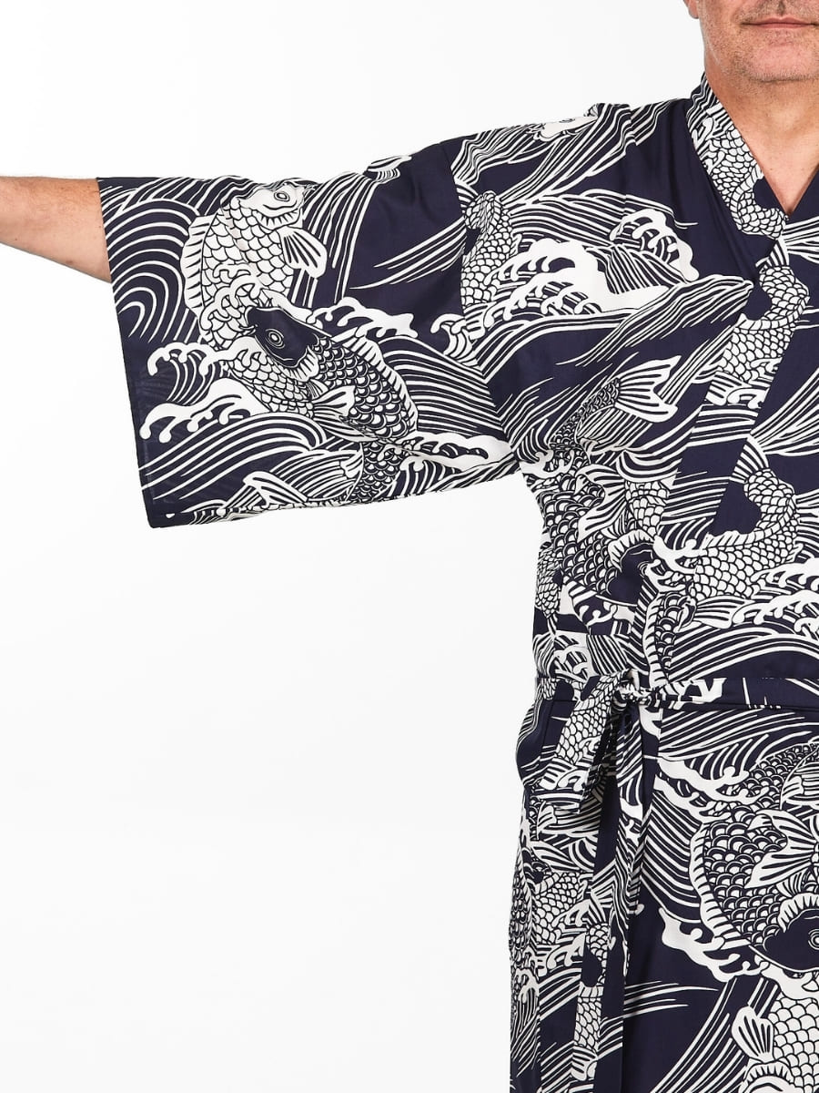 Happi Kimono Heren - Koi Karper One Size