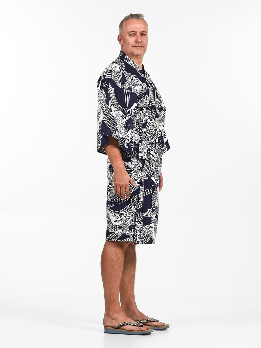 Happi Kimono Heren - Koi Karper One Size
