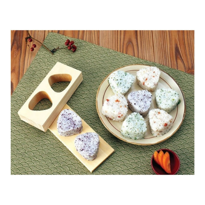 Houten Onigiri Vorm Hinoki - Duo