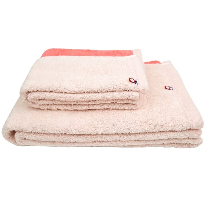 Imabari Handdoek - Tweekleurig Roze