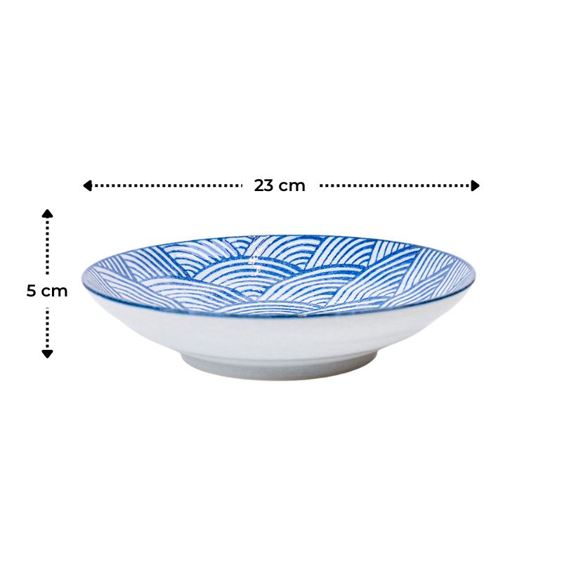 Japans Diep Bord - Seigaiha