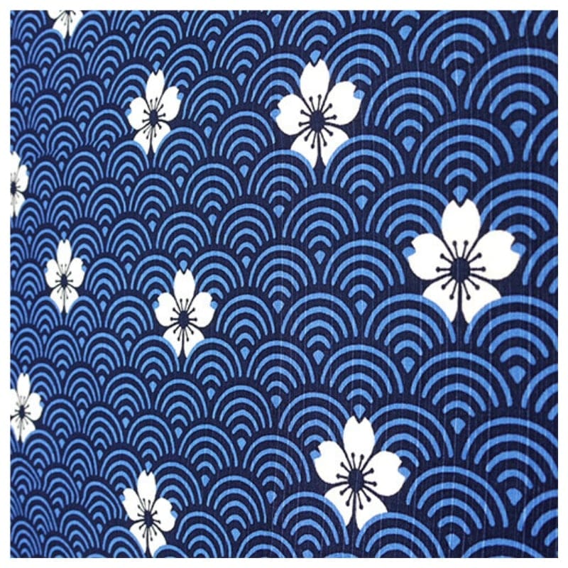 Japans Furoshiki - Seigaiha Patroon - 70x70 cm