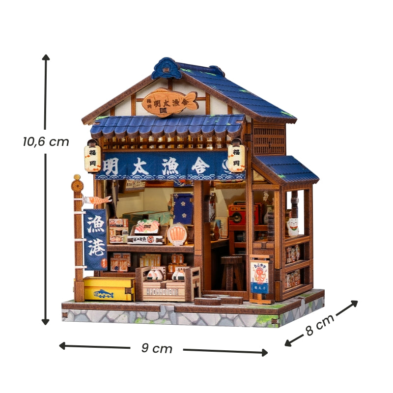 Japans Houten Mini Huisje Fukuoka Mentaiko Kitchen