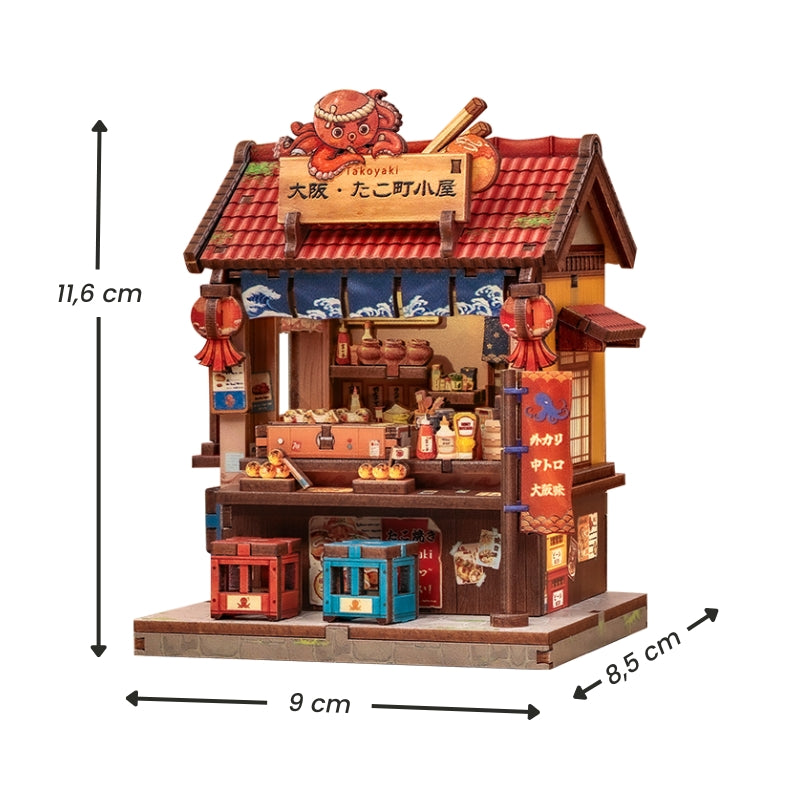 Japans Houten Mini Huisje Osaka Takoyaki