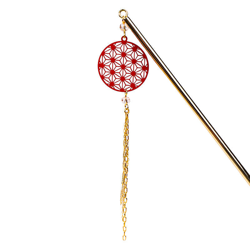 Japans Kanzashi - Asanoha Rood