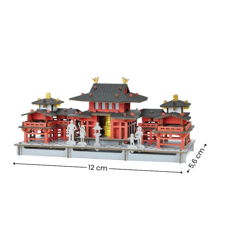 Japans Karton Bouwpakket – Byōdō-in Tempel
