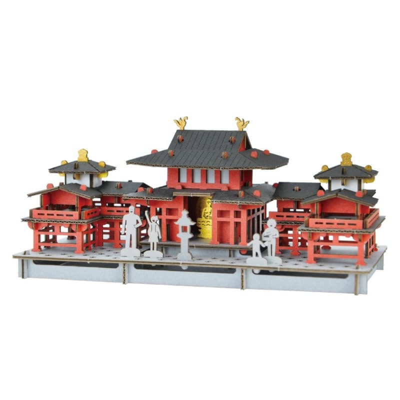 Japans Karton Bouwpakket – Byōdō-in Tempel