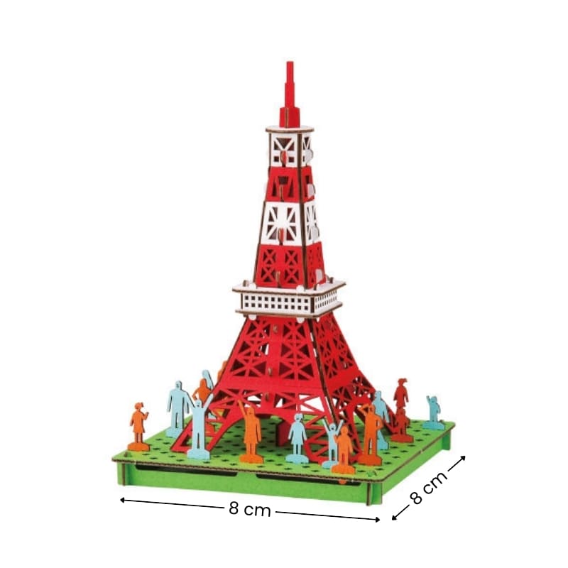 Japans Karton Bouwpakket – Tokyo Tower