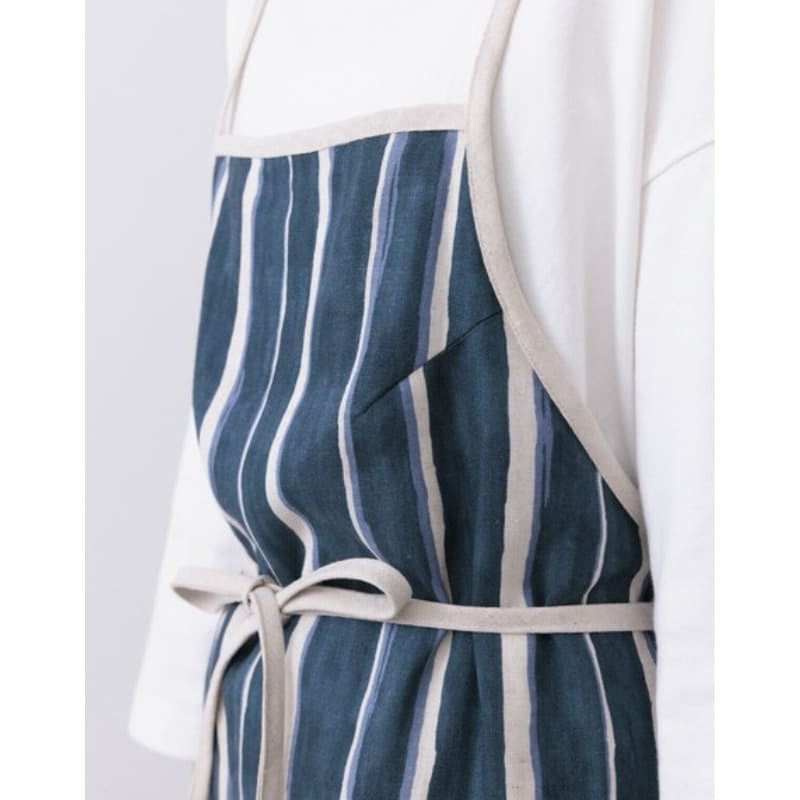Japans Schort – Blauw Gestreept