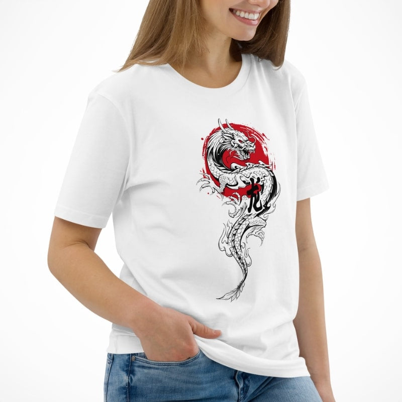 Japans T-Shirt - Dragon & Sun