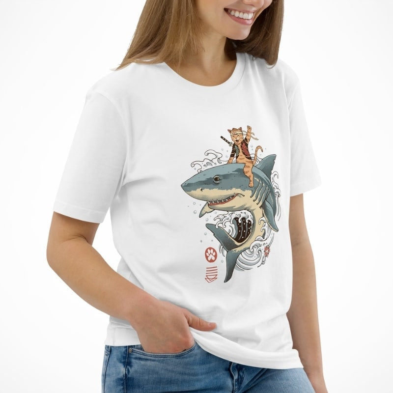 Japans T-Shirt - Neko Shark
