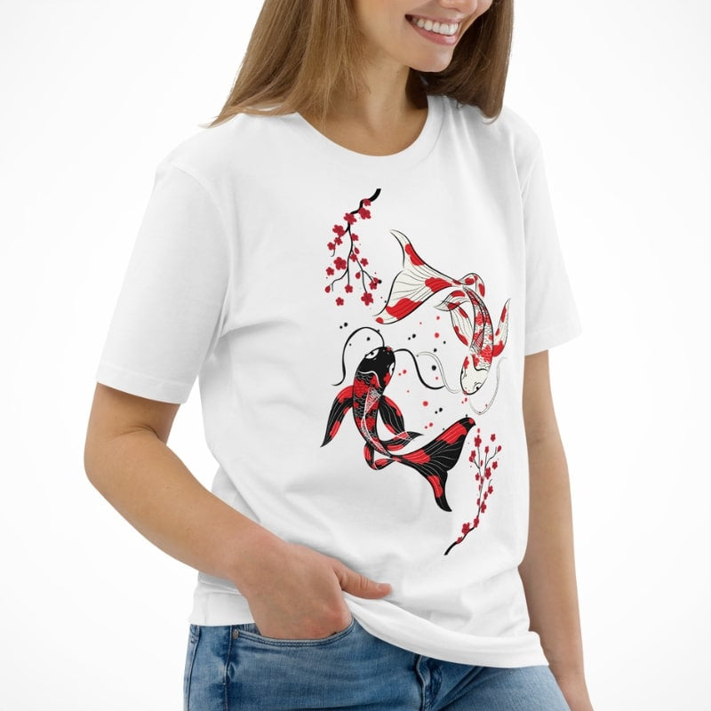 Japans T-Shirt - Sakura Koi