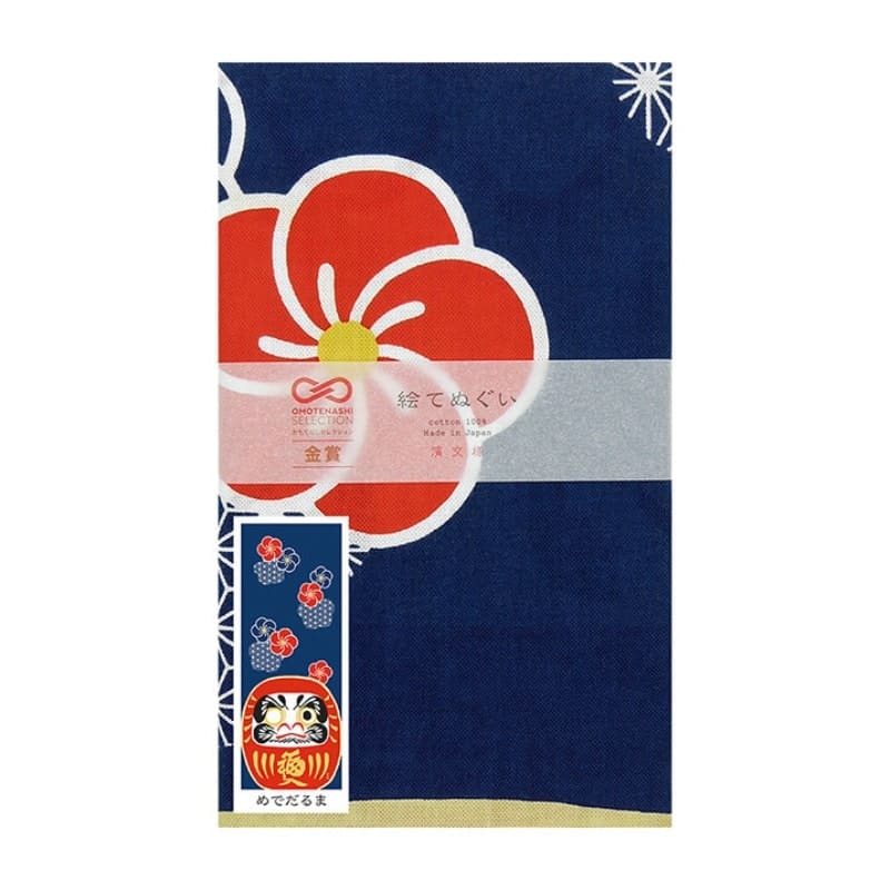 Japans Tenugui - Ume Daruma