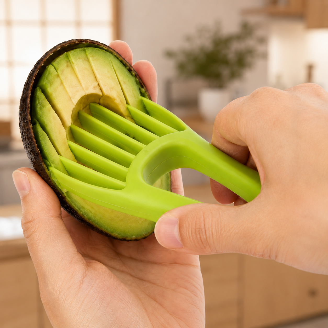 Japanse 3-in-1 Avocadosnijder