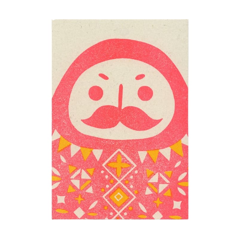 Japanse Ansichtkaart – Daruma