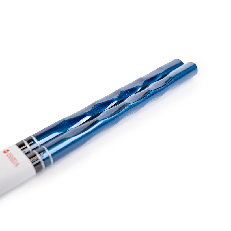 Japanse Eetstokjes - Blauw Gelakt