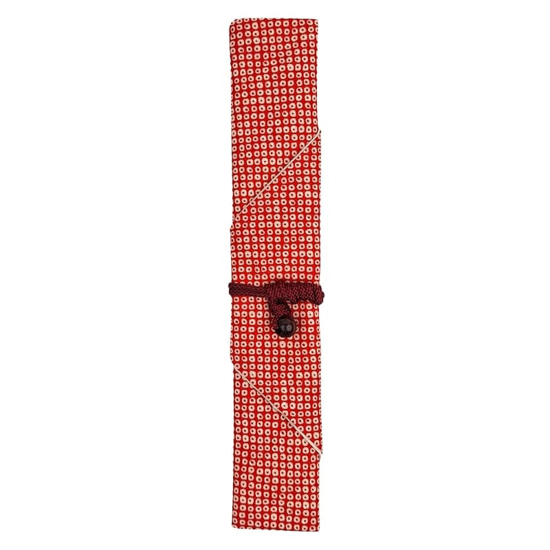 Japanse Eetstokjes Etui – Kanoko Rood