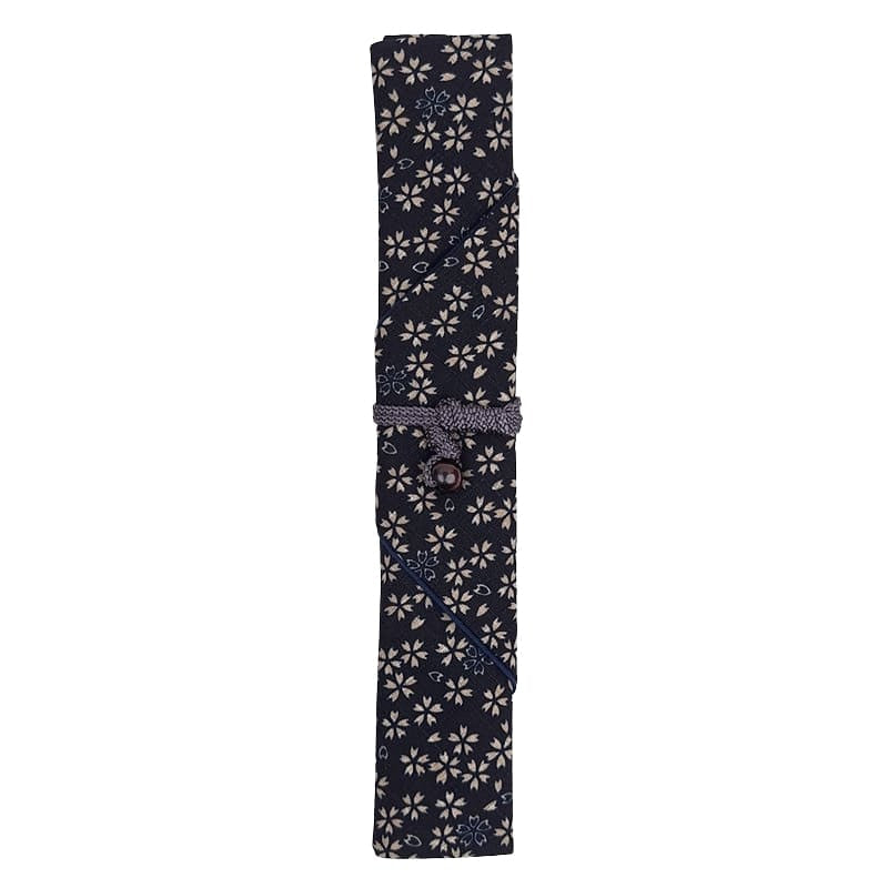 Japanse Eetstokjes Etui – Sakura Blauw