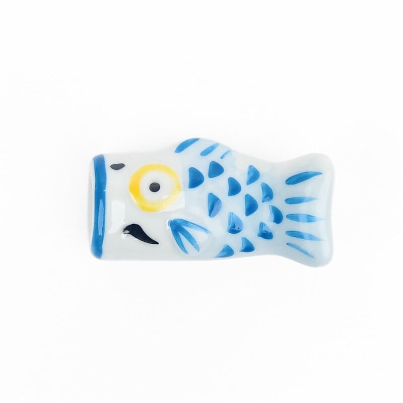 Japanse Eetstokjes Houder – Koinobori Blauw