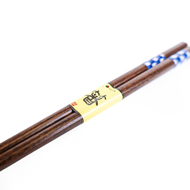Japanse Eetstokjes - Indigo Ichimatsu