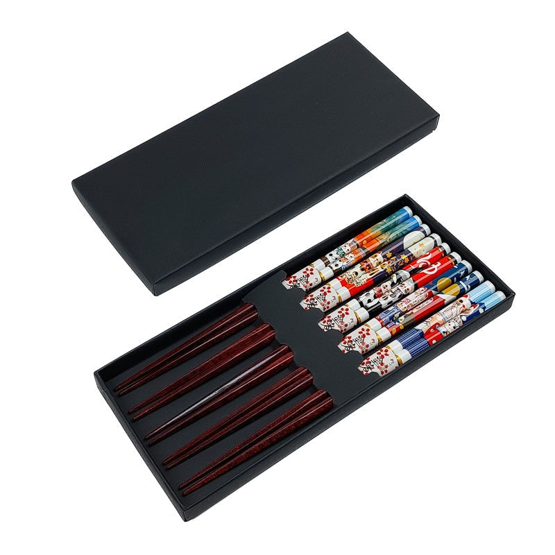 Japanse Eetstokjes Set - Maneki Neko