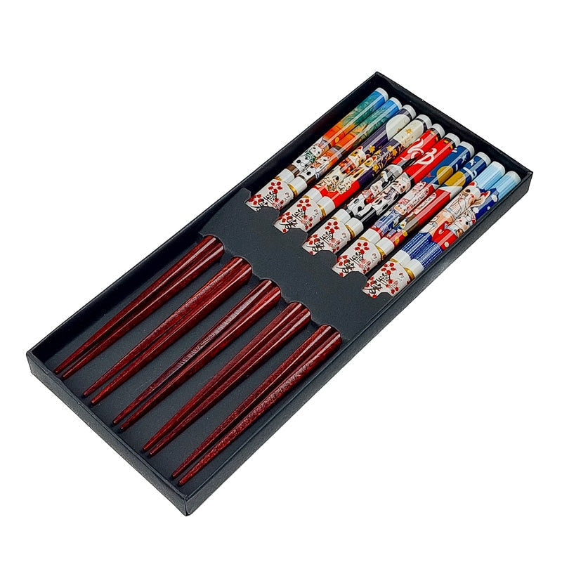 Japanse Eetstokjes Set - Maneki Neko