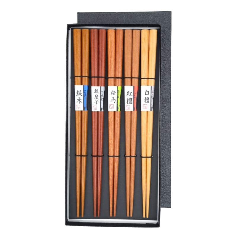 Japanse Eetstokjes Set – Natuurlijk Hout